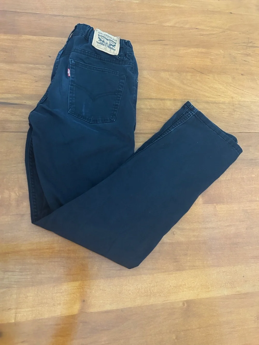 Levi's 511 slim boys black pants Size 20